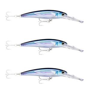 3x Rapala 16cm X Rap Magnum 30 Deep Diving Trolling Lures - HD Flying Fish UV