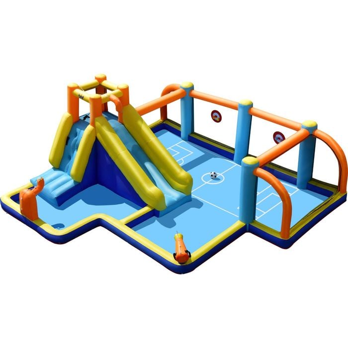 Costway Giant Soccer-themed Inflatable Water Park - No Blower