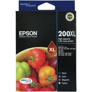 Epson GENUINE Original Epson 200XL 4 ink Value Pack Cartridge T201692 C13T201692