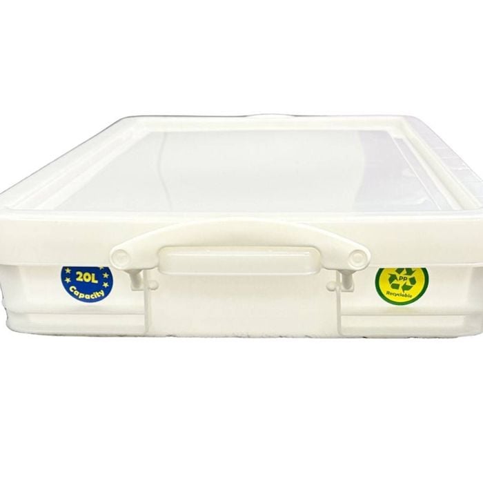 20 Litre Extra Strong Really Useful Box (white)