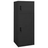 vidaXL Saddle Cabinet Anthracite Steel Tack Locker Shelf Storage Organiser
