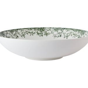 Casa Domani Serving Bowl Antique Green Porcelain Microwave Safe 28cm Gift Boxed