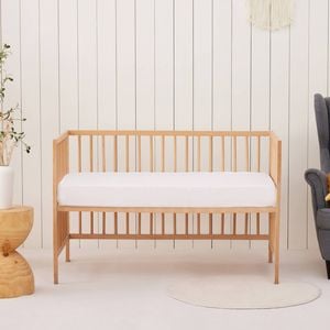 Dreamaker Baby Bamboo Cotton Jersey Cot Waterproof Mattress Protector - Standard