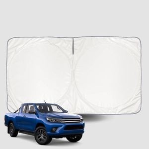 Windscreen Sun Shade for Toyota Hilux Double Cab 2015-Current Universal Fit Window Visor UV Block