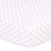 2PK The Peanutshell Whisper Butterfly Floral Printed Fitted Sheet Baby Nursery