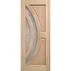 Woodcraft 2040 x 820 x 40mm Entrance Door F45GL1 Delta Frosted Safety Glass