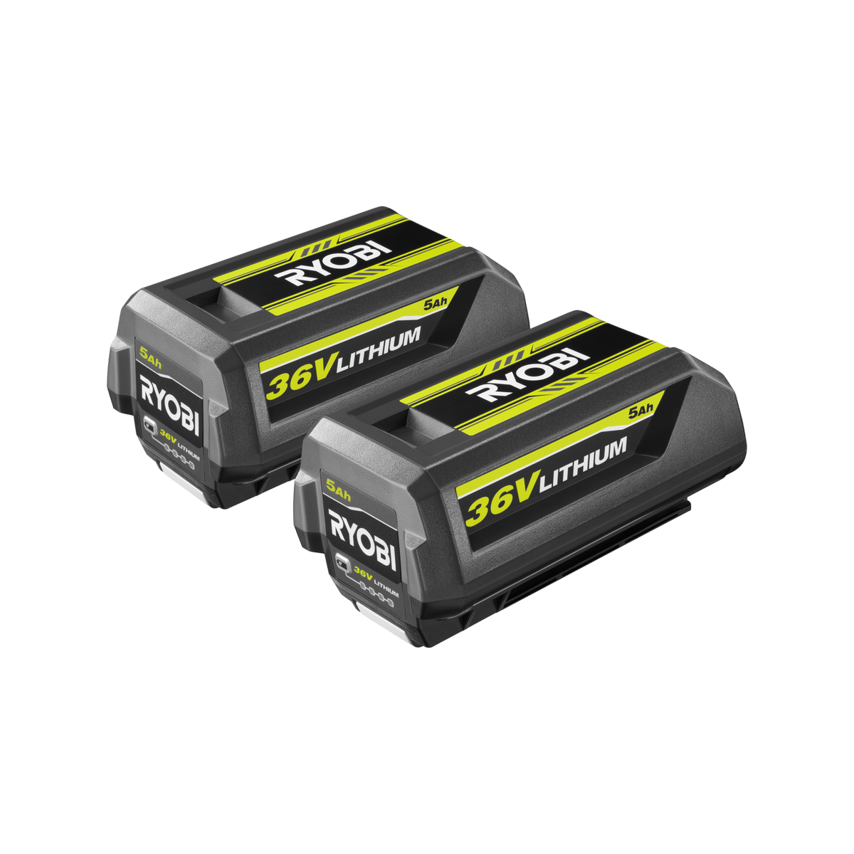 Ryobi 36V 5.0AH Battery Twin Pack Bunnings Australia