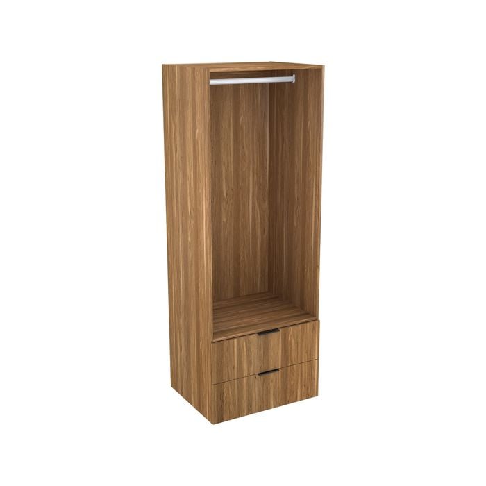 Lugna 2048 x 750 x 580mm Cove Hangrail 2 Doors Storage Cabinet