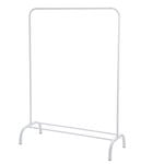 All Set 110 x 41x 150cm White Single Garment Rack 