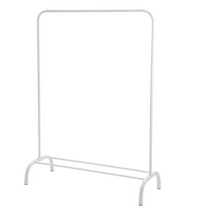 All Set 110 x 41x 150cm White Single Garment Rack 