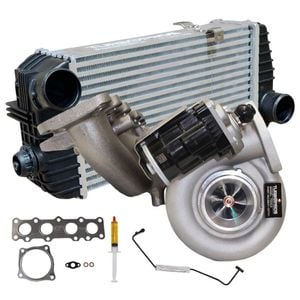 Upgrade Billet Turbo Charger With 84mm Intercooler And Genuine Oil Feed Pipe For Hyundai Sonata Theta 2.0l 2014-2020