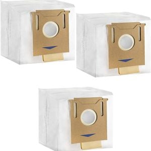 3 X Auto Empty Station Dust Bag For Ecovacs Deebot