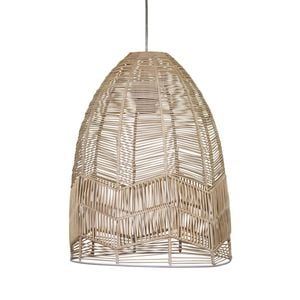Oriel Lighting Serang Cane Pendant Light Shade Only Natural 35cm