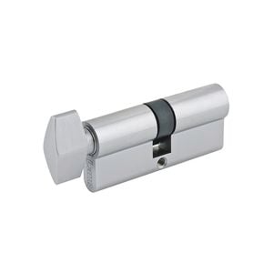 Lane 70mm Satin Stainless Steel Platinum Single Euro Cylinder Lock