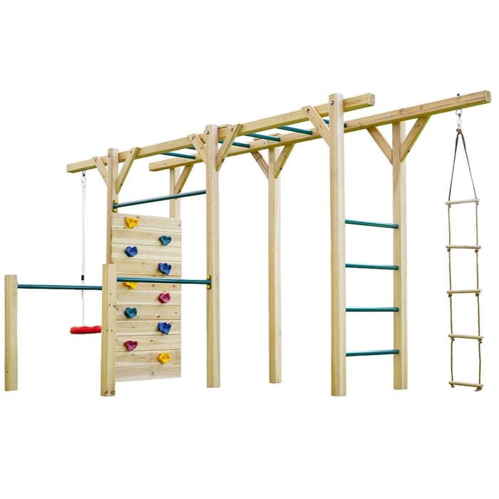 ROVO KIDS Ultimate Outdoor Monkey Bars Playset Frame
