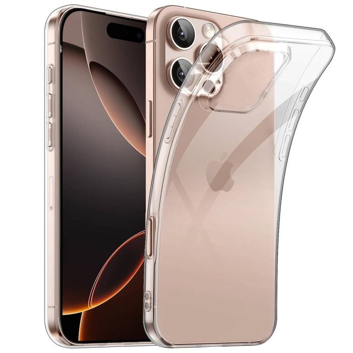 MEZON Apple iPhone 16 Pro (6.3") Clear Ultra Slim TPU Gel Back Case