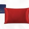 Luxor Crown Burgundy One Piece 100% Pure Two-Side Silk Mulberry Pillowcase