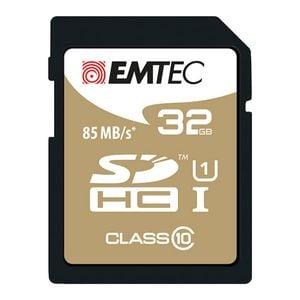 Emtec SD Memory Card 32GB Class 10 - Gold [ECMSD32GHC10GP]