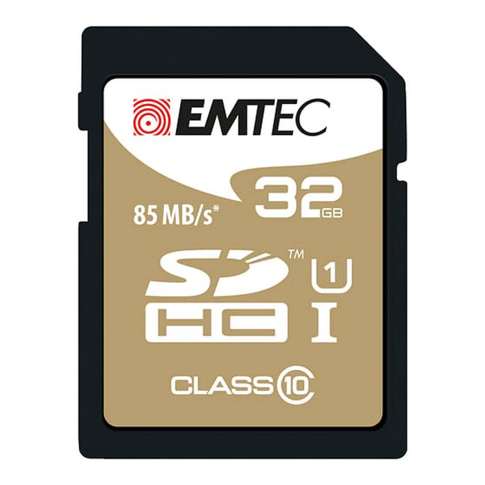 Emtec SD Memory Card 32GB Class 10 - Gold [ECMSD32GHC10GP]