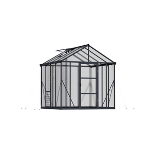Maze Glory 8' x 8' Premium Greenhouse - Grey Frame