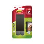 Command 9kg Extra Large Black Picture Hanging Strip - 4 Pack