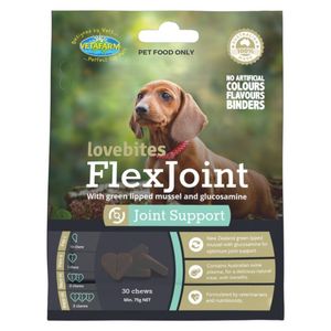 Vetafarm Lovebites FlexiJoint Joint Support Dog Chew 30 Pack