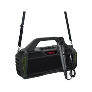Bluetooth TWS Wireless Karaoke Speaker Rechargeable w/ Mic - Green