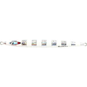 Majorcraft JigPara Vertical Long Slow 100g Metal Fishing Jig 07 Zebra Glow