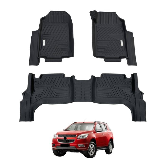AUSGO Car Floor Mats for Holden Colorado 7 RG Series 2012-2016 All-Weather Floor Liners