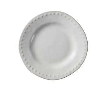 Casa Domani Durable Stoneware Punto Rim Plate Dinnerware 19cm