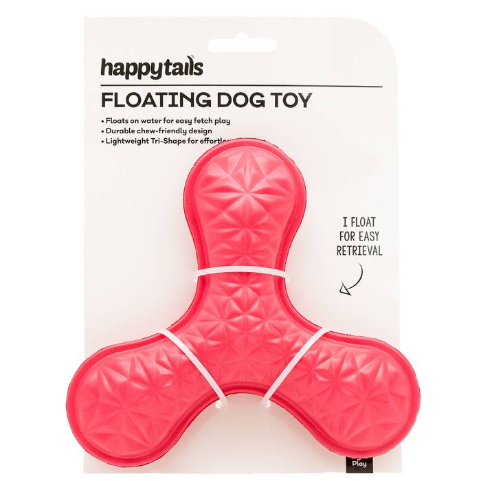 Happy Tails Floating Tri-Side Dog Chew Toy