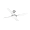 Lumio 1220mm 48" White Avento AC 4-Bladed Ceiling Fan With LED Light