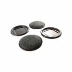 Surface Gard 64mm Round Carpet Based Castor Cups - 4 Pack