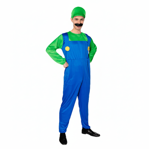 More Than Party Adult Green Plumber Costume Large/Extra Large Size
