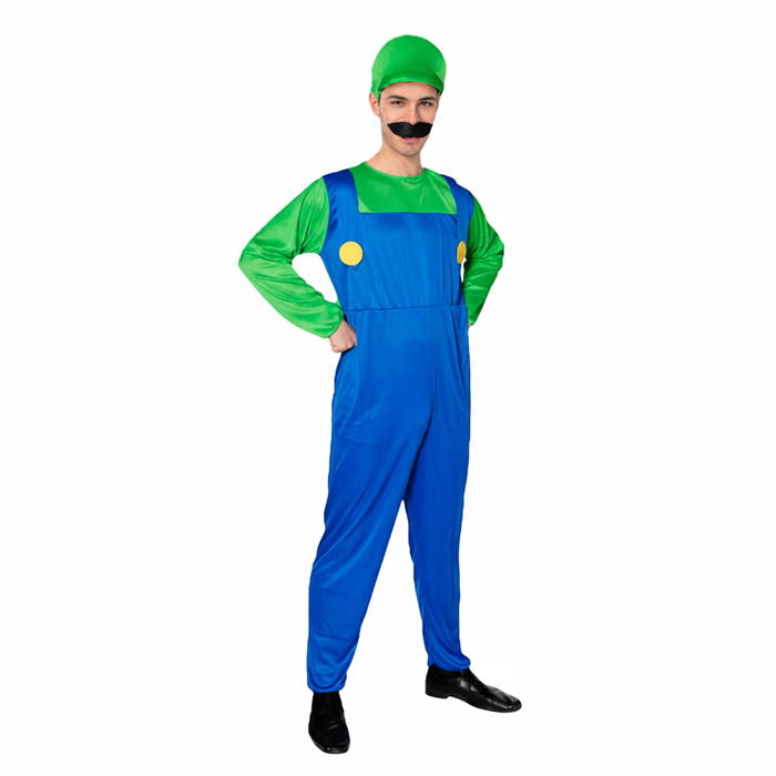 More Than Party Adult Green Plumber Costume Large/Extra Large Size