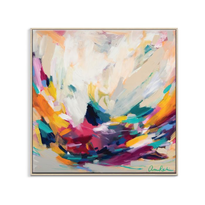 Artist Lane "New Beginnings " by Amira Rahim - 60x60cm Timber Framed Canvas