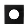 Lockwood 55mm Matt Black Velocity Cylinder Escutcheon