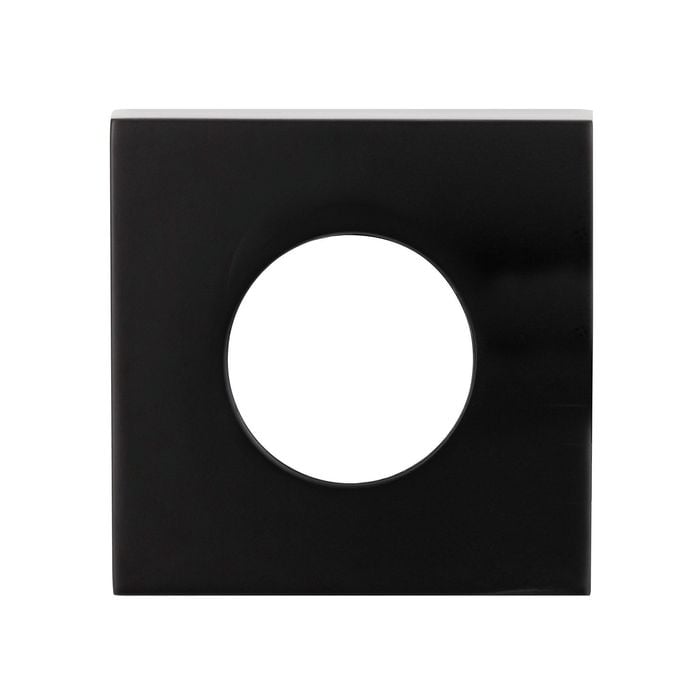 Lockwood 55mm Matt Black Velocity Cylinder Escutcheon