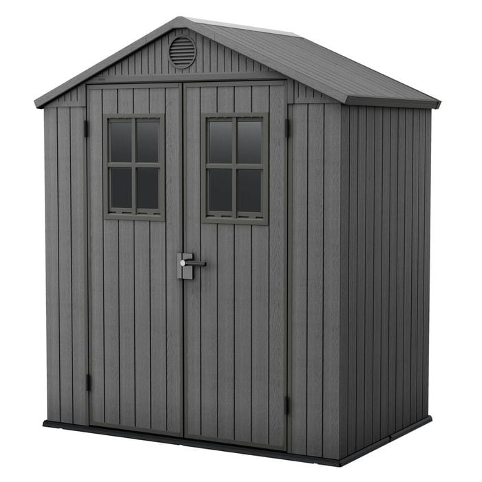 Keter Darwin 6x4' (1.9 x 1.2m) Garden Shed - Grey