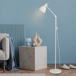 Verve Design Karter White Floor Lamp