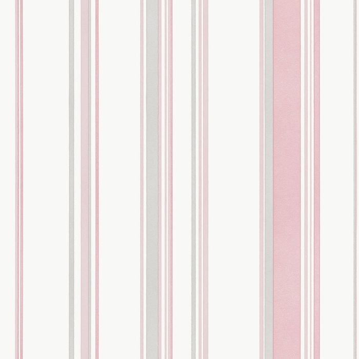 Casual Pink Stripe Wallpaper G68057,10m x 53cm