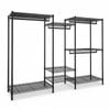 Clothes Rack Wire Garment Rack Heavy Duty Hanging Closet Armoire Storage Rack