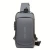 Mens Anti-theft Password Lock Chest Bag