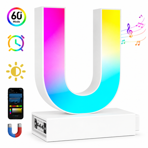 MAGNETIC LED LIGHT LETTER U