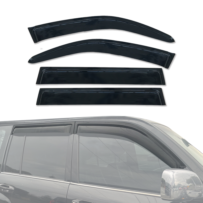 AUSGO Weather Shields for Lexus LX470 1998-2007 Weathershields Window Visors Wind Deflectors