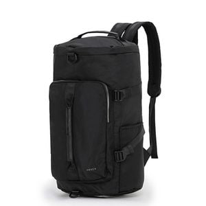 Tosca Barrel Travel Heavy Duty Hiking Backpack/Tote Black