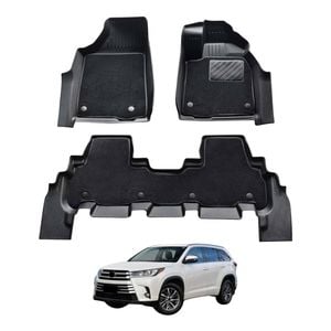 AUSGO Double-Layer Car Floor Mats for Toyota Kluger 2013-2020 All-Weather Floor Liners