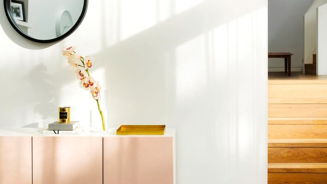 Hallway area in scandi design.