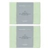 2x Odyssey Living Breathe Cotton Standard Pillowcase 48cm X 73cm Sage