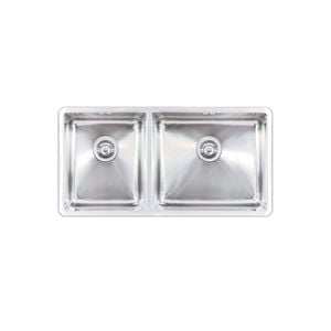 Picassi Gino-900R Stainless Steel Double Bowl Sink